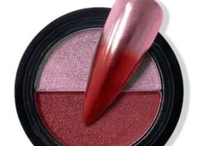 Polvo espejo - Rojo + Rosa